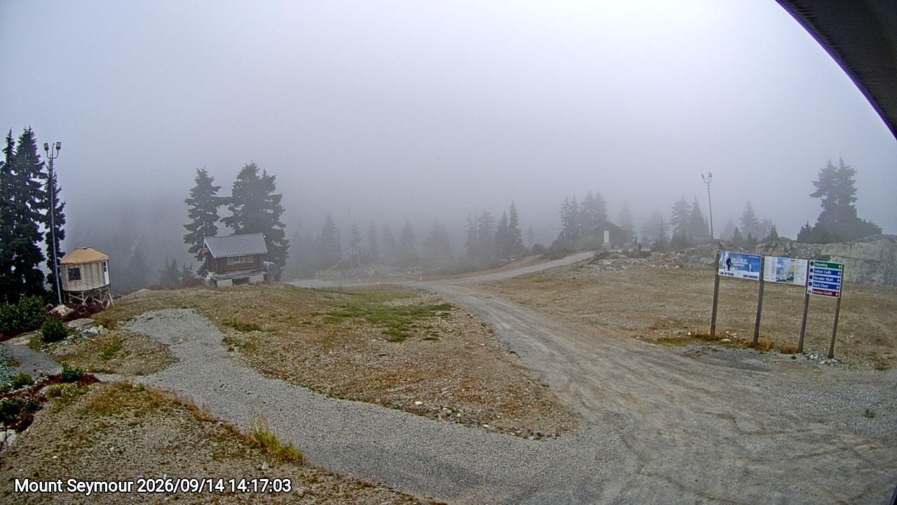 Webcam frame from Mount Seymour on 2026/09/14