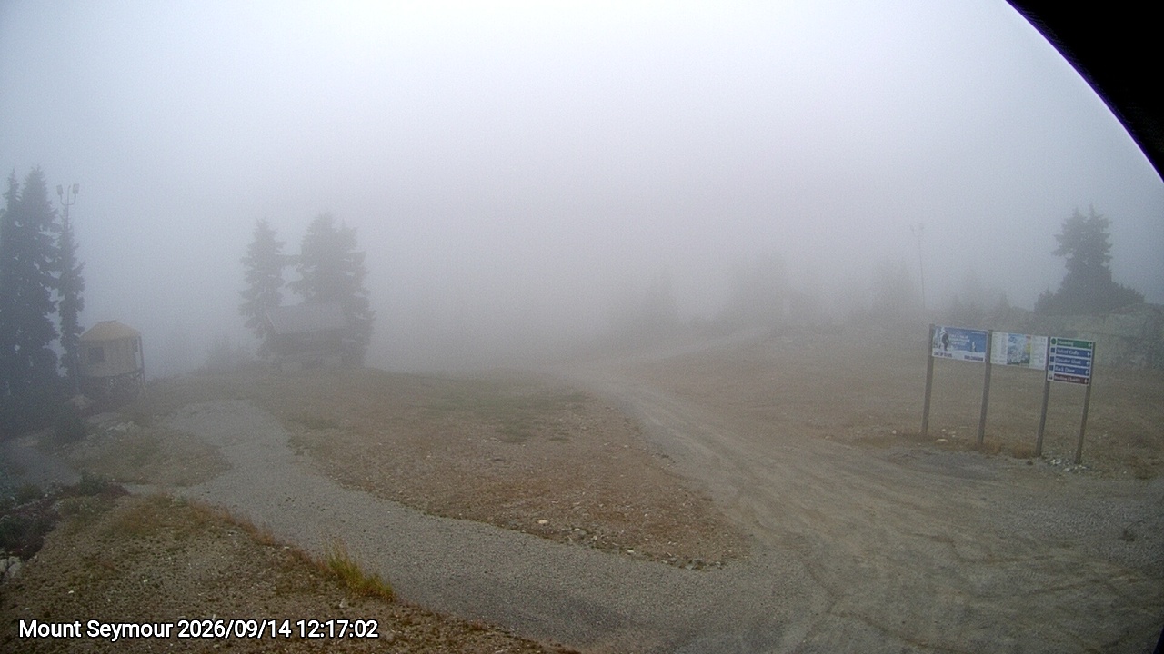 Webcam frame from Mount Seymour at 2026/09/14 12:00