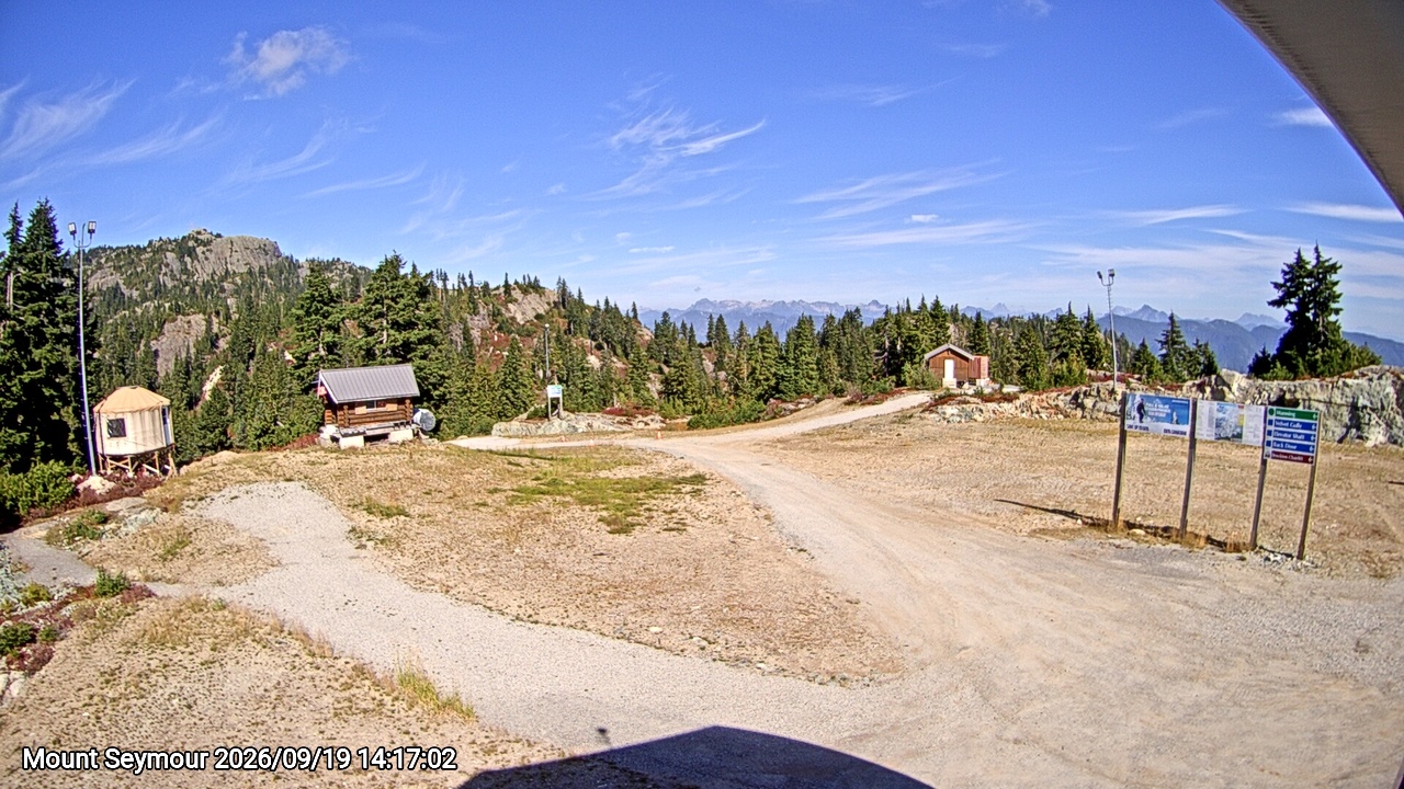 Webcam frame from Mount Seymour on 2026/09/19
