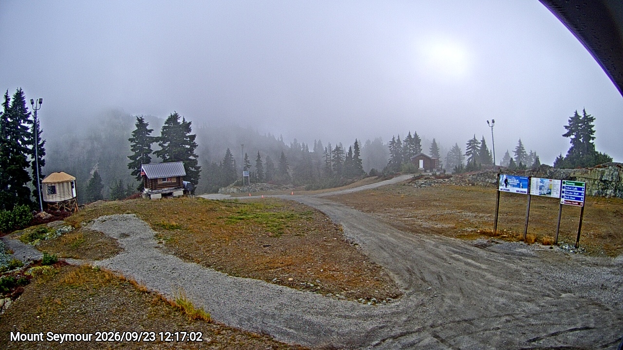 Webcam frame from Mount Seymour at 2026/09/23 12:00