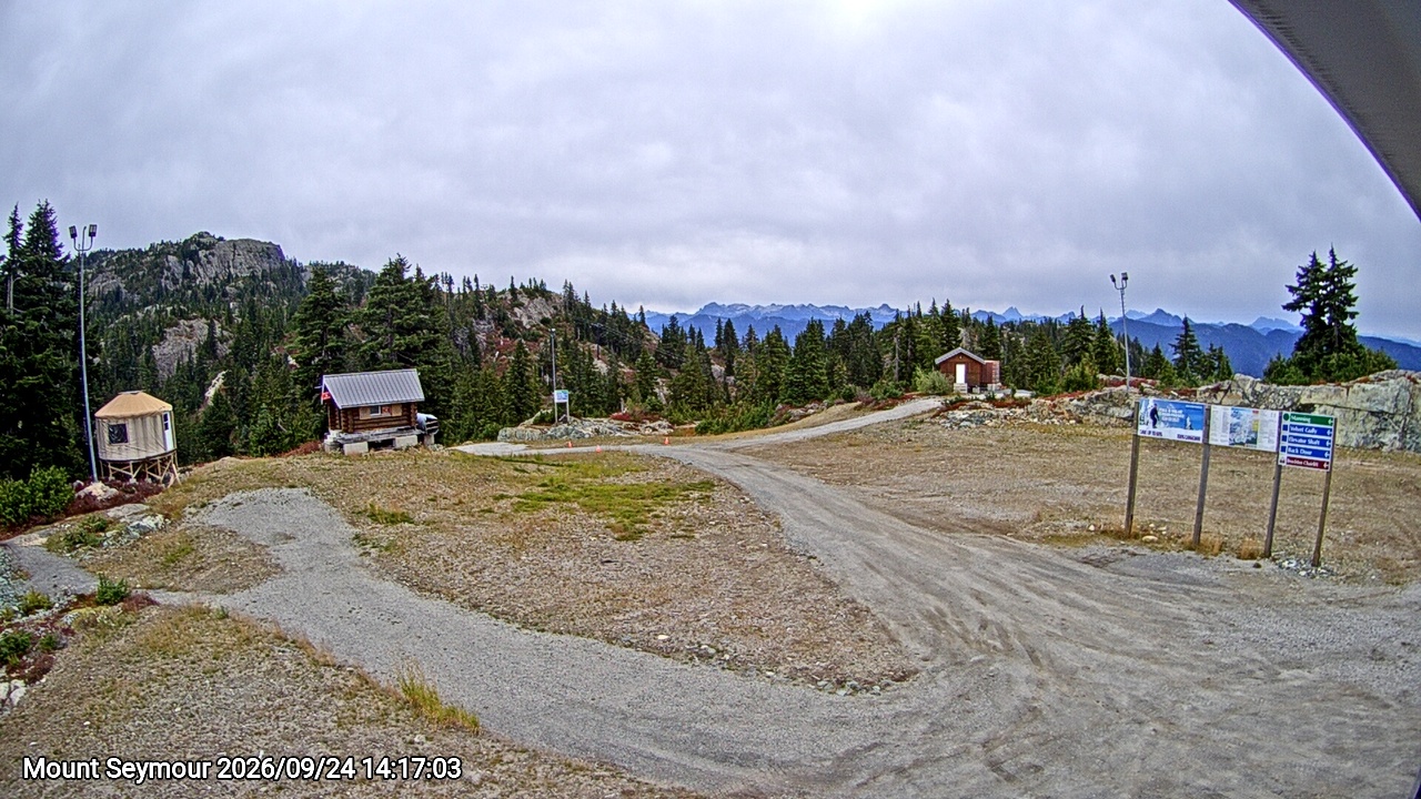 Webcam frame from Mount Seymour on 2026/09/24