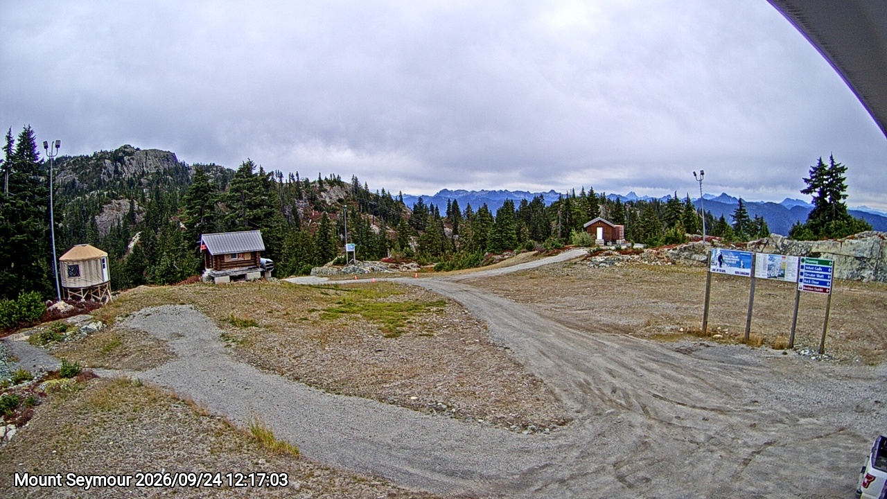 Webcam frame from Mount Seymour at 2026/09/24 12:00