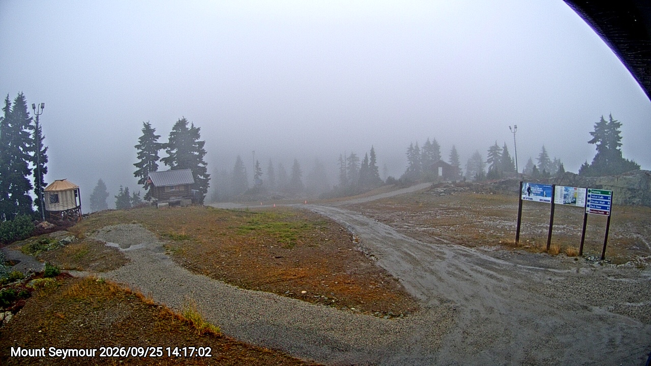 Webcam frame from Mount Seymour on 2026/09/25