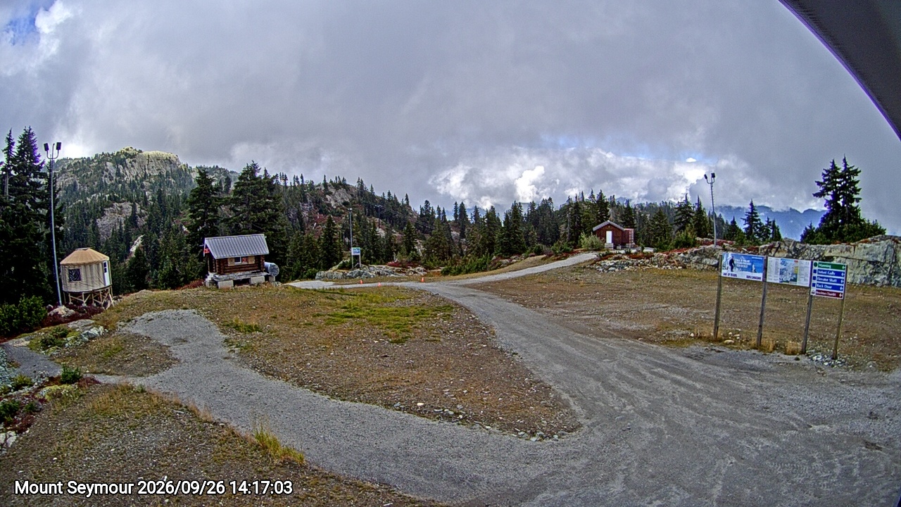 Webcam frame from Mount Seymour on 2026/09/26