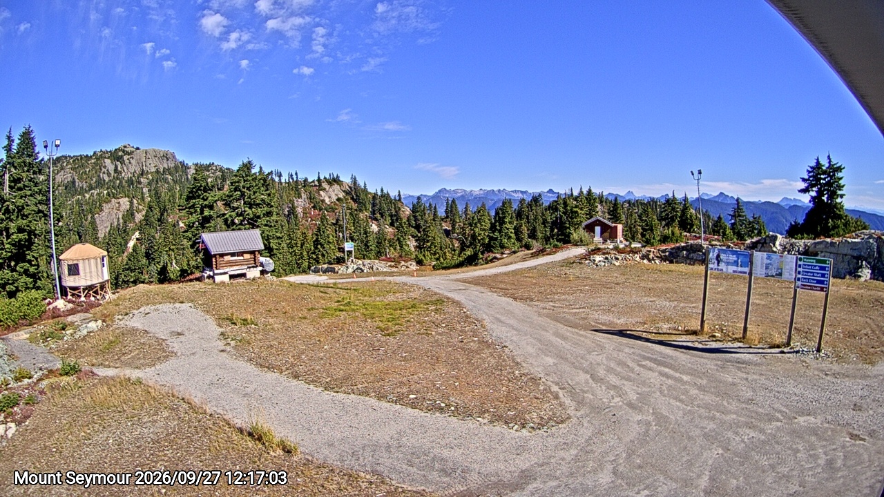 Webcam frame from Mount Seymour at 2026/09/27 12:00