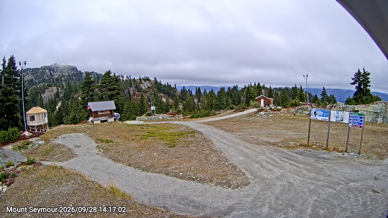 Webcam frame from Mount Seymour on 2026/09/28