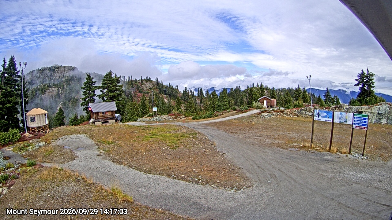 Webcam frame from Mount Seymour on 2026/09/29