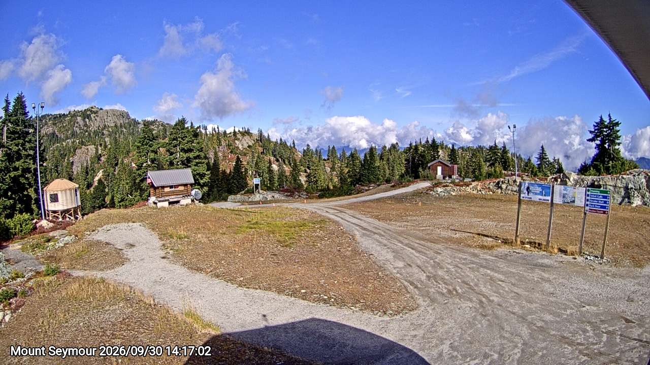 Webcam frame from Mount Seymour on 2026/09/30