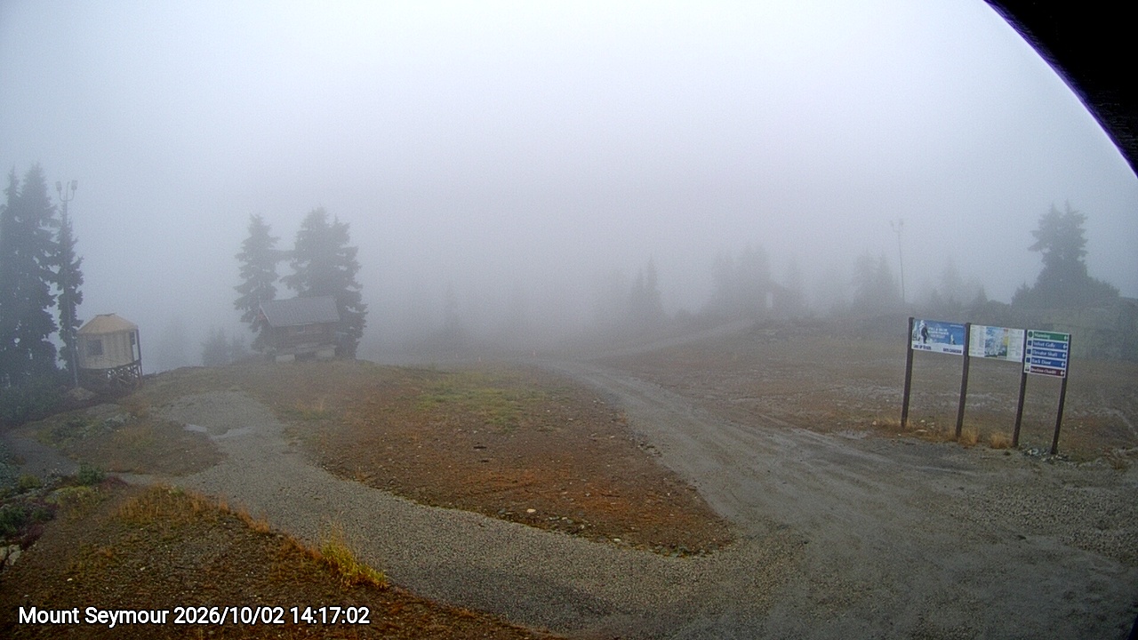 Webcam frame from Mount Seymour on 2026/10/02