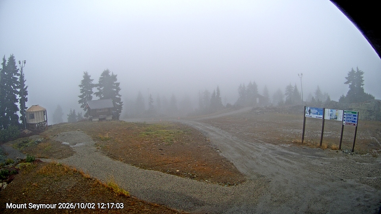 Webcam frame from Mount Seymour at 2026/10/02 12:00