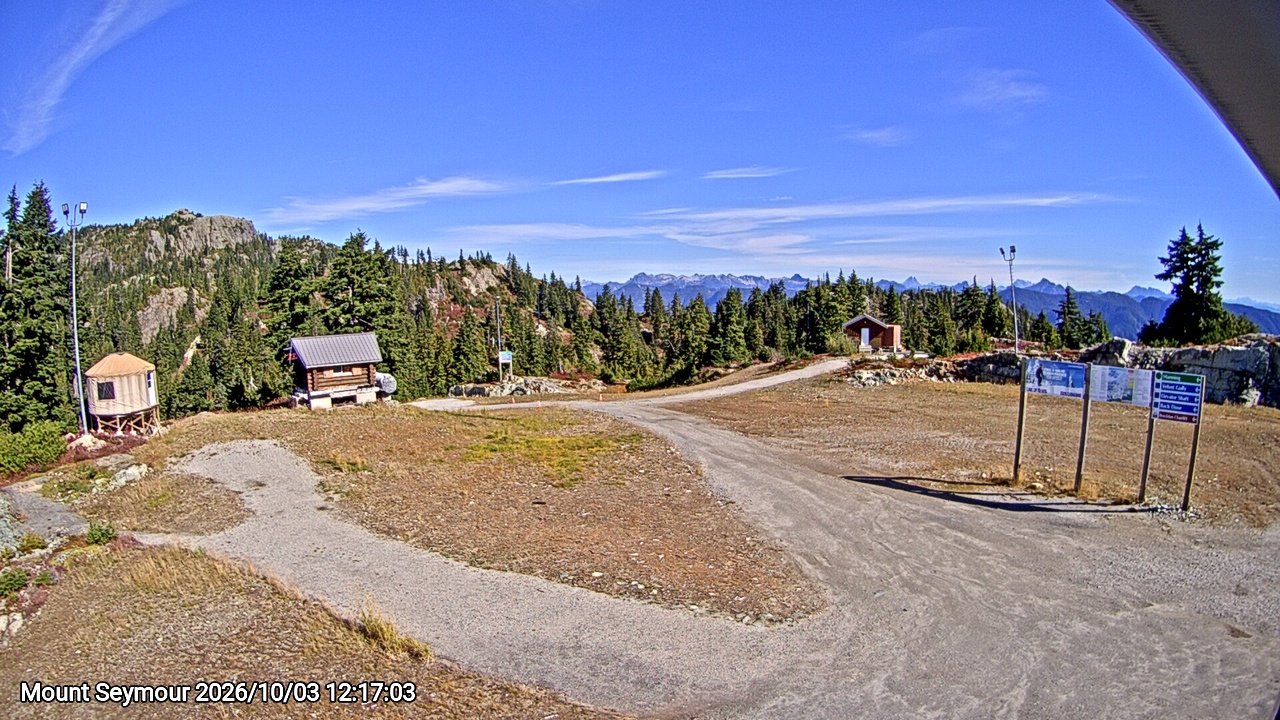 Webcam frame from Mount Seymour at 2026/10/03 12:00