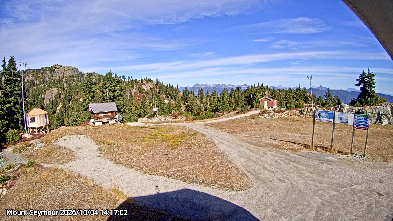Webcam frame from Mount Seymour on 2026/10/04