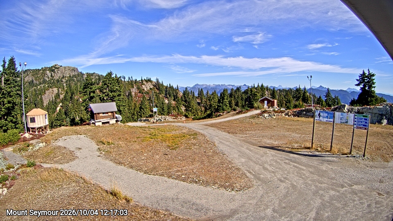 Webcam frame from Mount Seymour at 2026/10/04 12:00