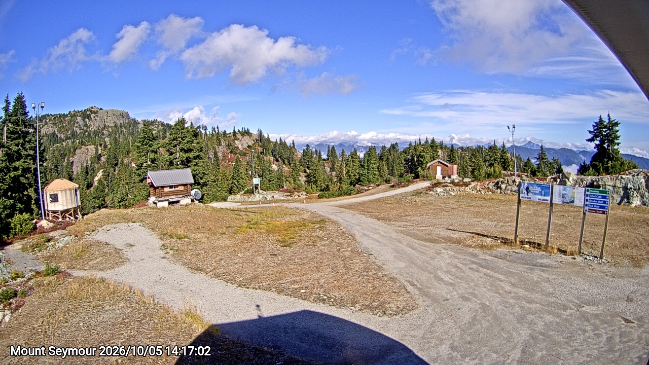 Webcam frame from Mount Seymour on 2026/10/05
