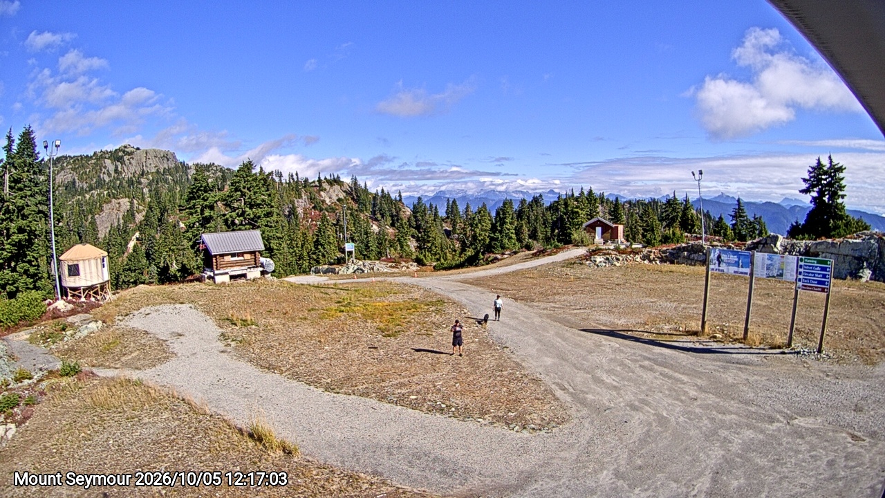 Webcam frame from Mount Seymour at 2026/10/05 12:00