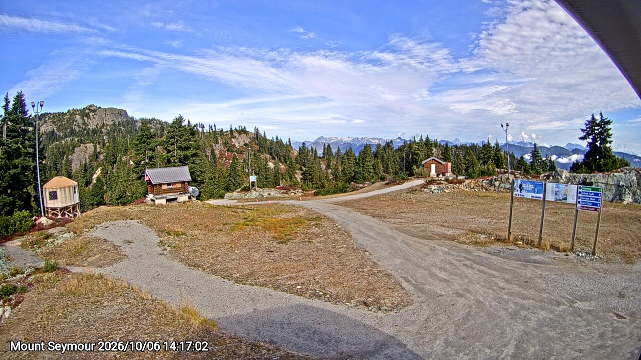 Webcam frame from Mount Seymour on 2026/10/06