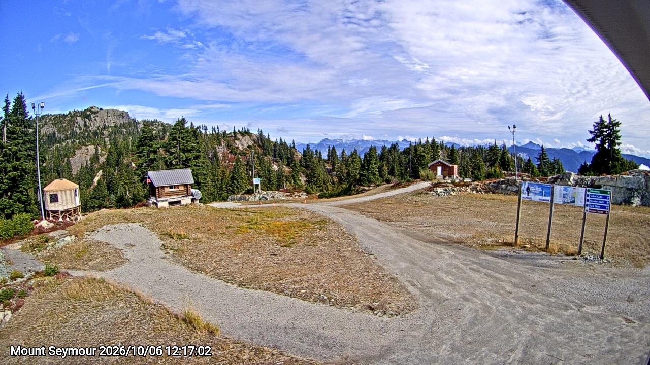 Webcam frame from Mount Seymour at 2026/10/06 12:00