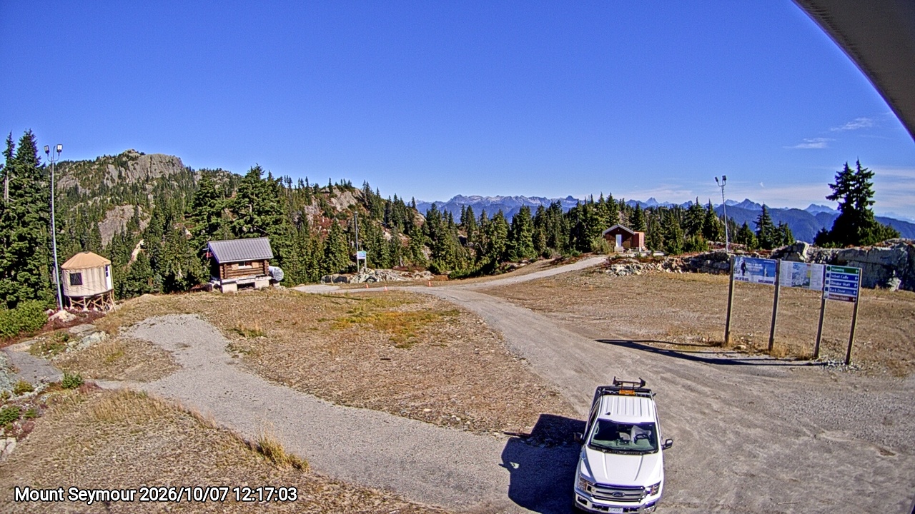 Webcam frame from Mount Seymour at 2026/10/07 12:00