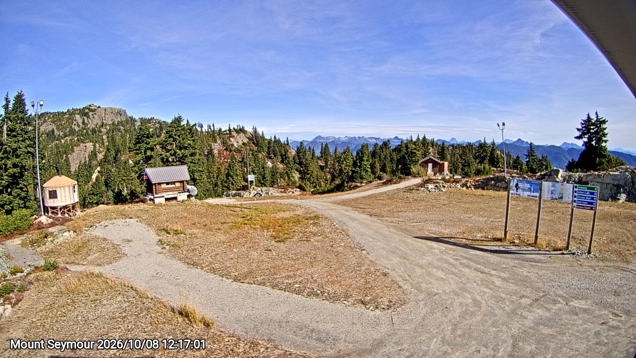 Webcam frame from Mount Seymour at 2026/10/08 12:00