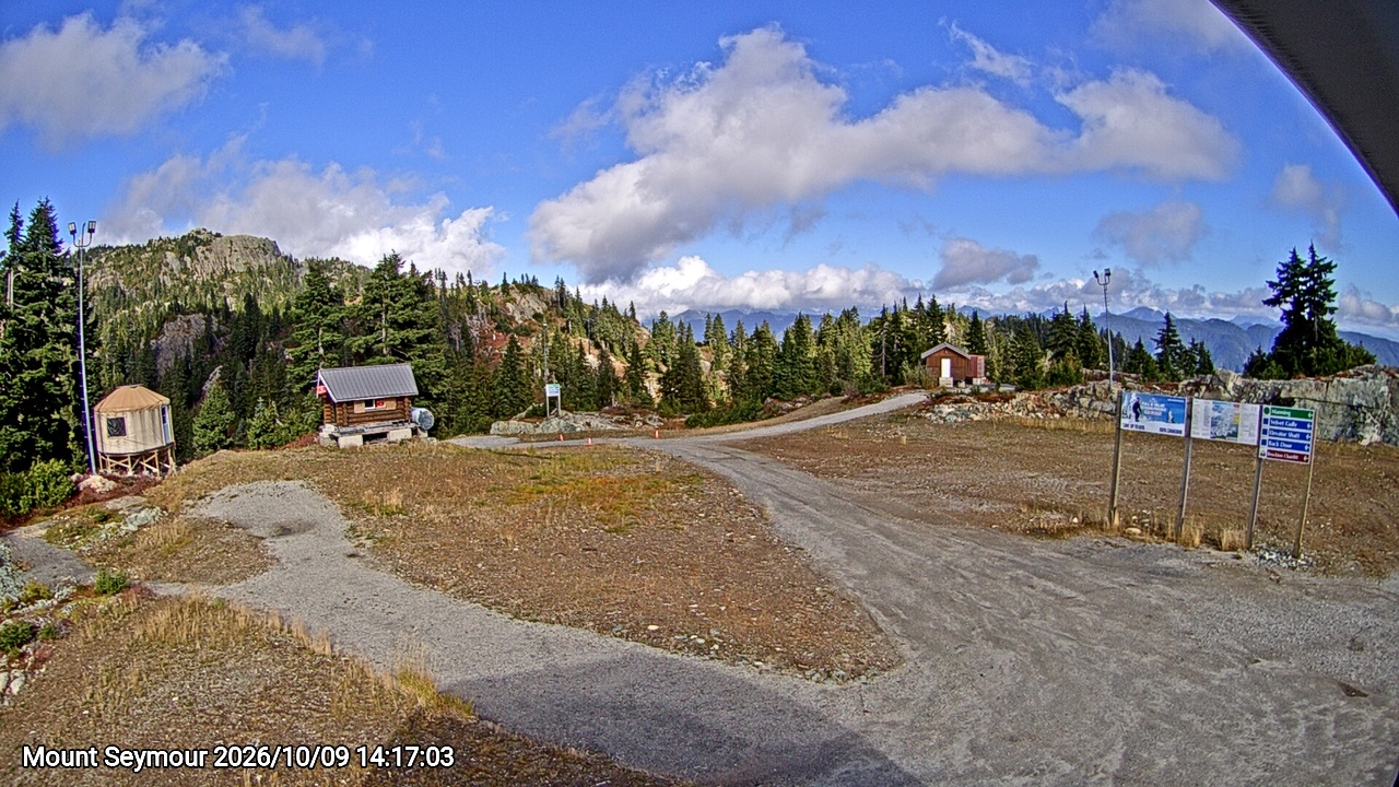 Webcam frame from Mount Seymour on 2026/10/09