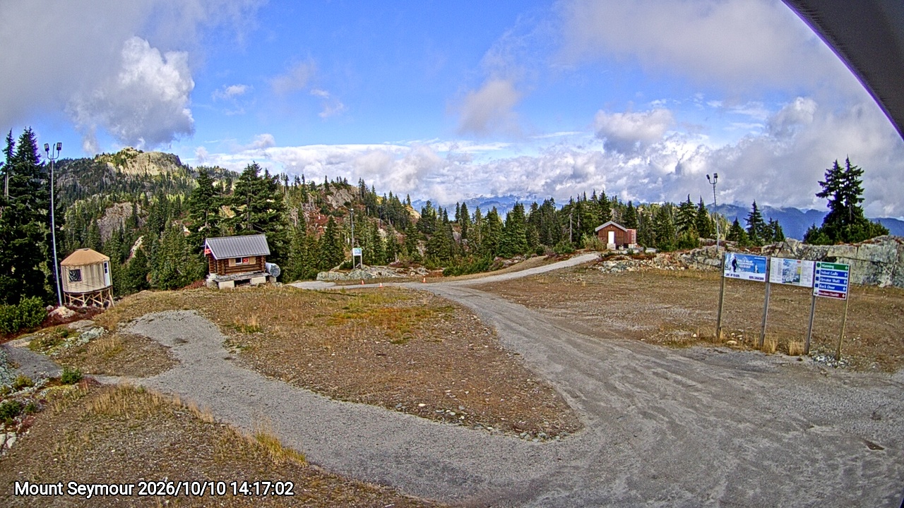 Webcam frame from Mount Seymour on 2026/10/10