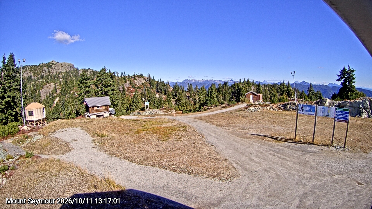 Webcam frame from Mount Seymour on 2026/10/11
