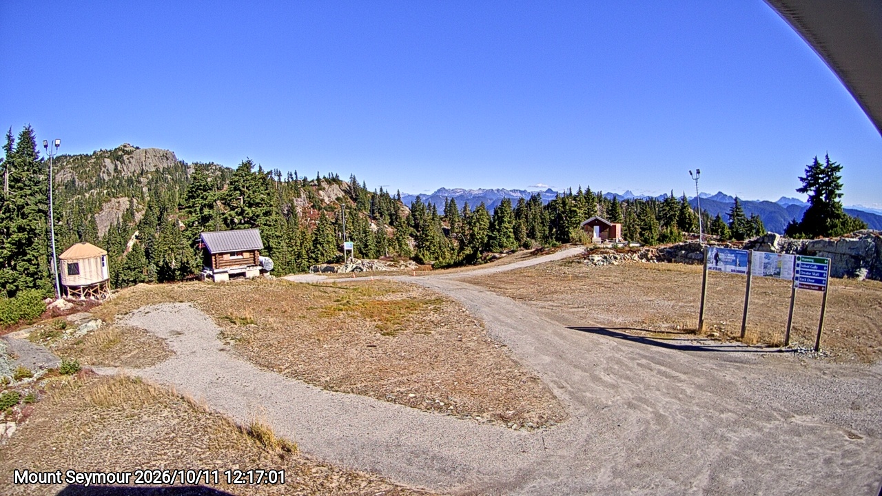 Webcam frame from Mount Seymour at 2026/10/11 12:00
