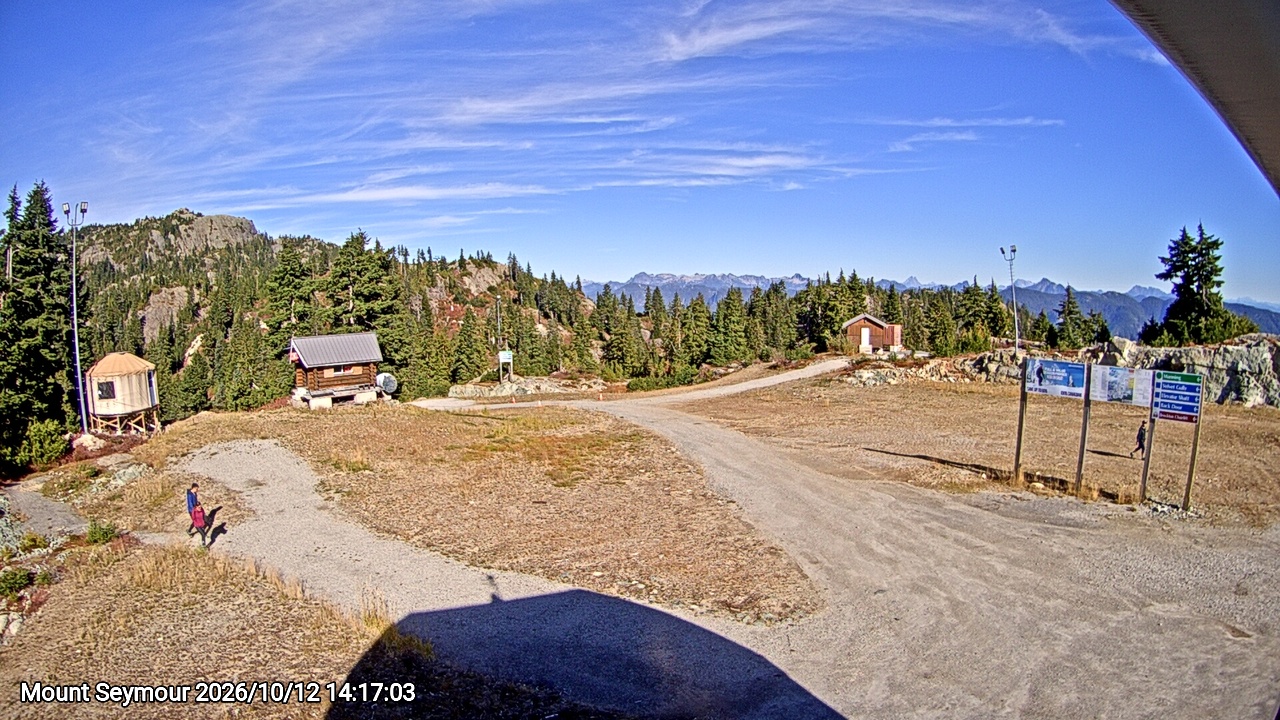 Webcam frame from Mount Seymour on 2026/10/12