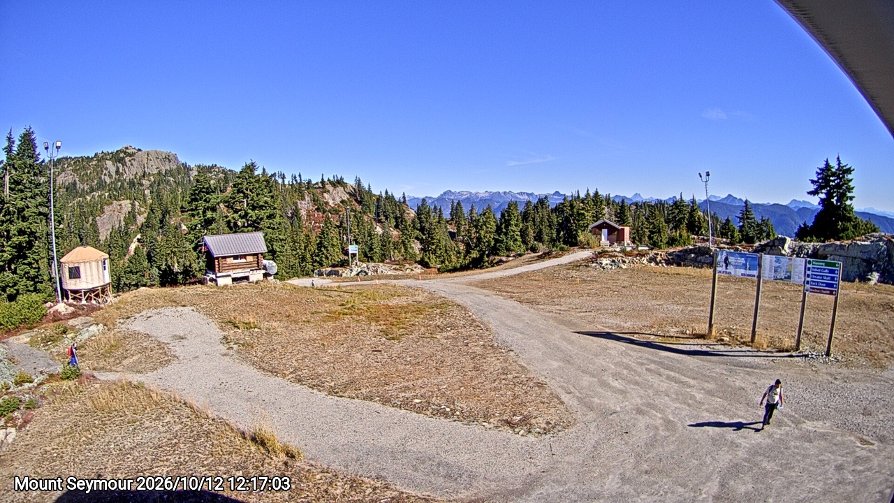 Webcam frame from Mount Seymour at 2026/10/12 12:00