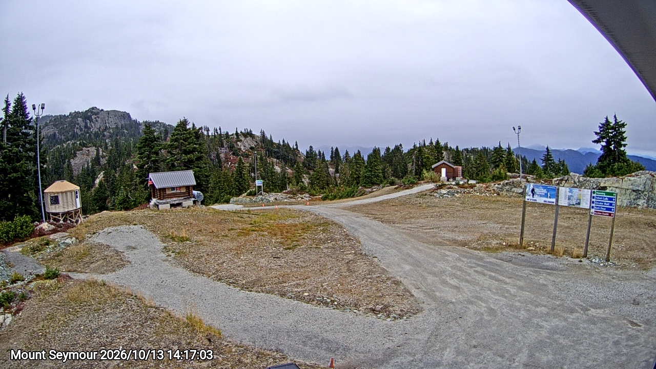 Webcam frame from Mount Seymour on 2026/10/13
