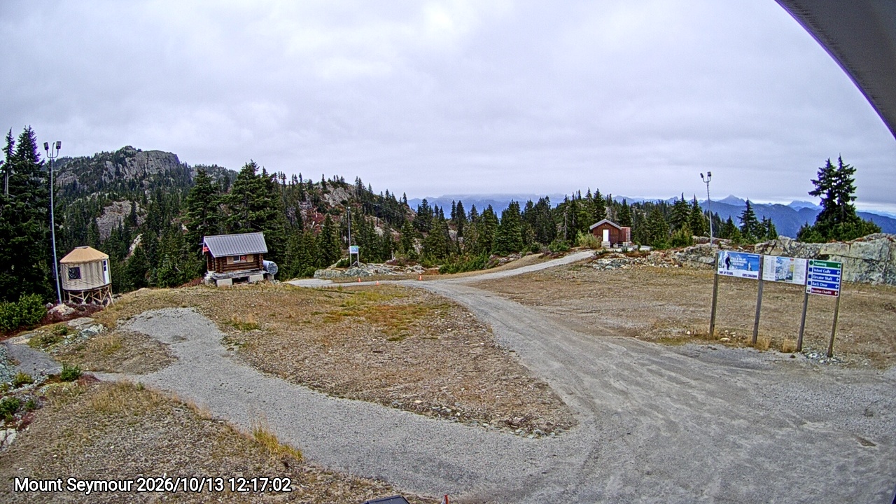 Webcam frame from Mount Seymour at 2026/10/13 12:00