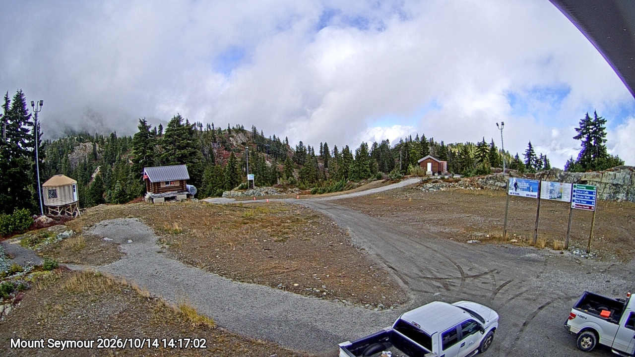 Webcam frame from Mount Seymour on 2026/10/14