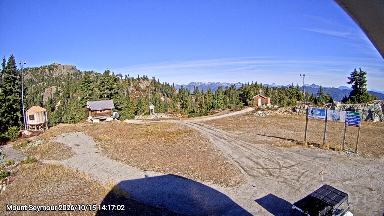 Webcam frame from Mount Seymour on 2026/10/15