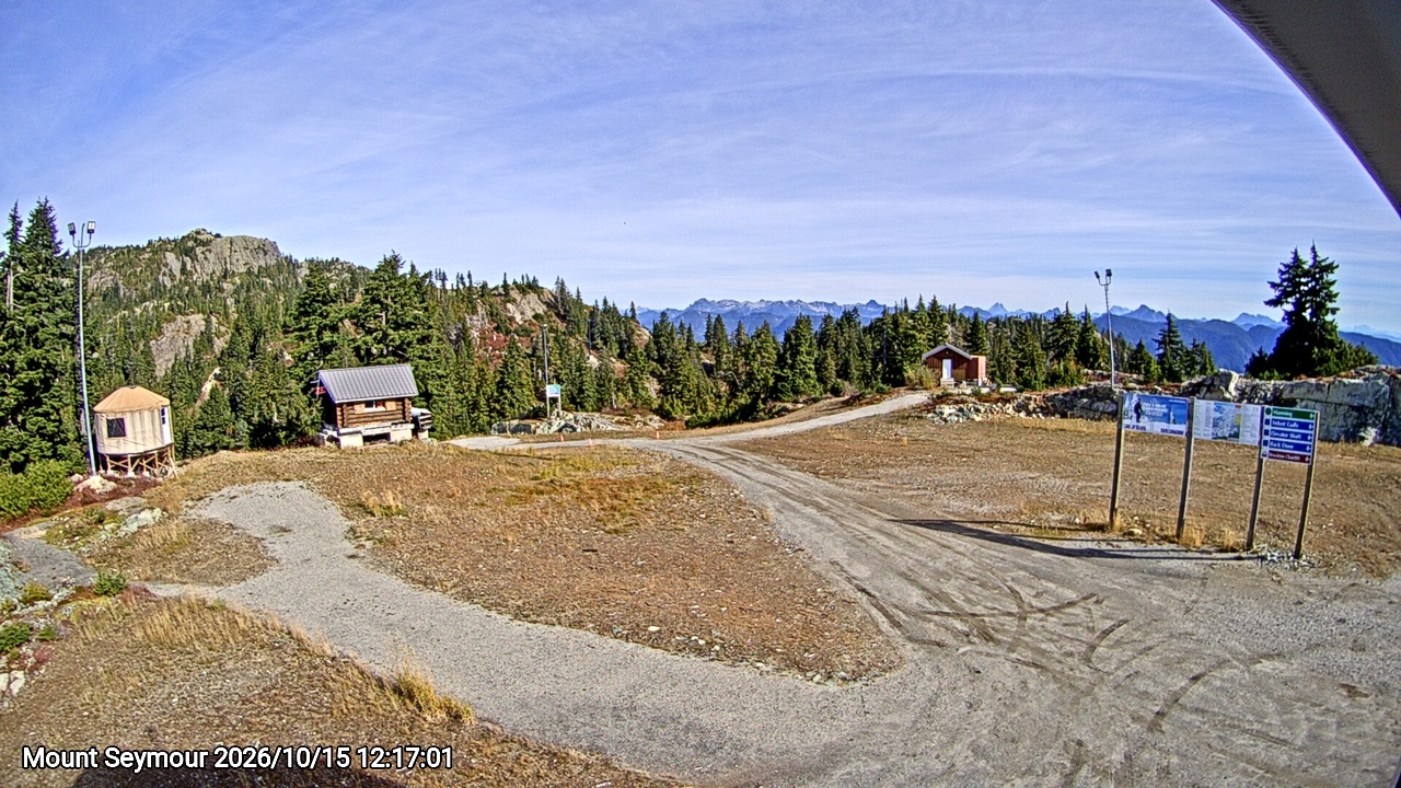 Webcam frame from Mount Seymour at 2026/10/15 12:00