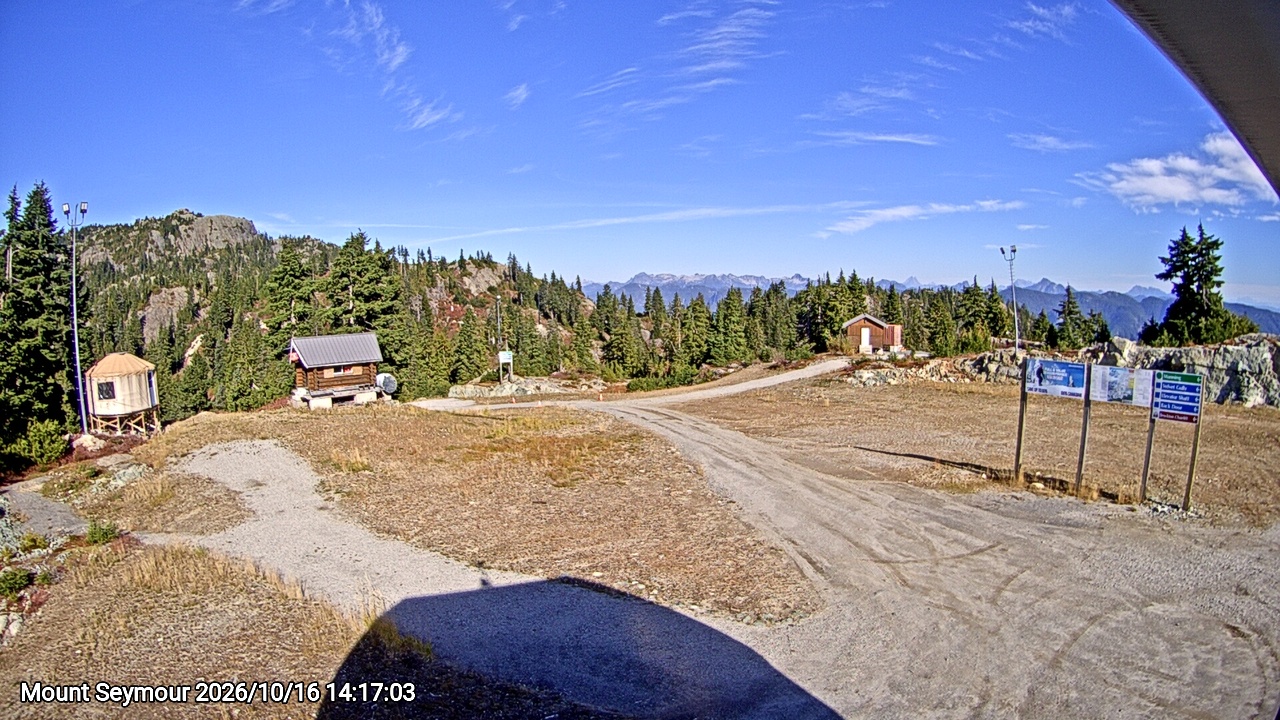 Webcam frame from Mount Seymour on 2026/10/16