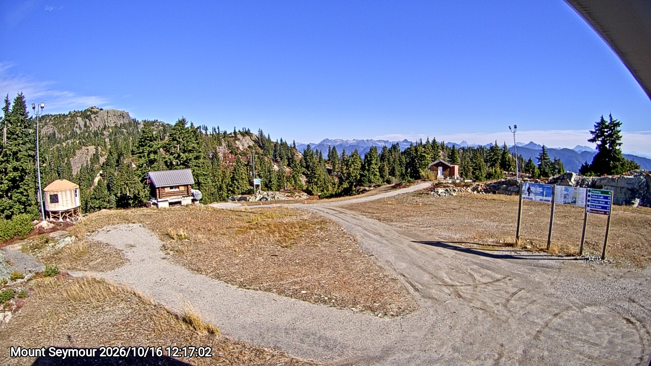 Webcam frame from Mount Seymour at 2026/10/16 12:00
