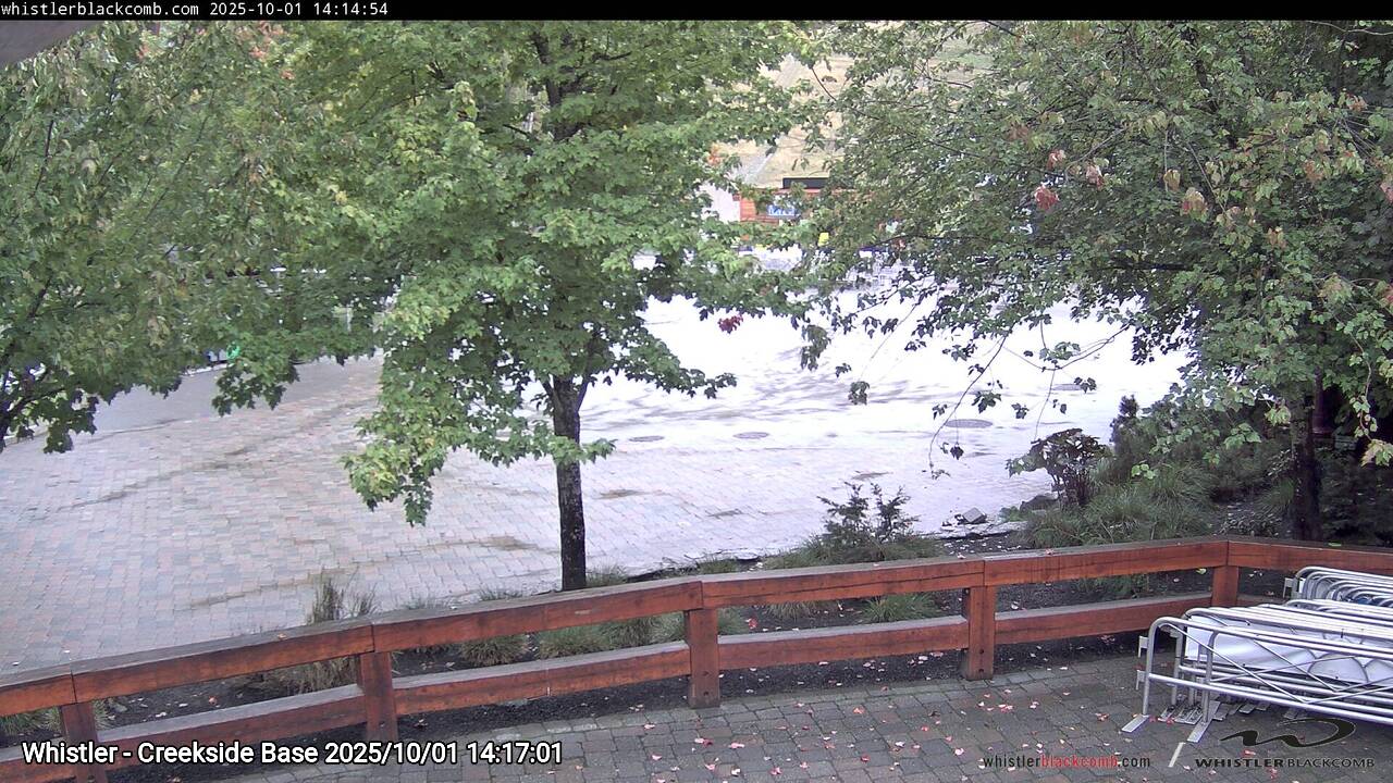 Webcam frame from Whistler - Creekside Base on 2025/10/01