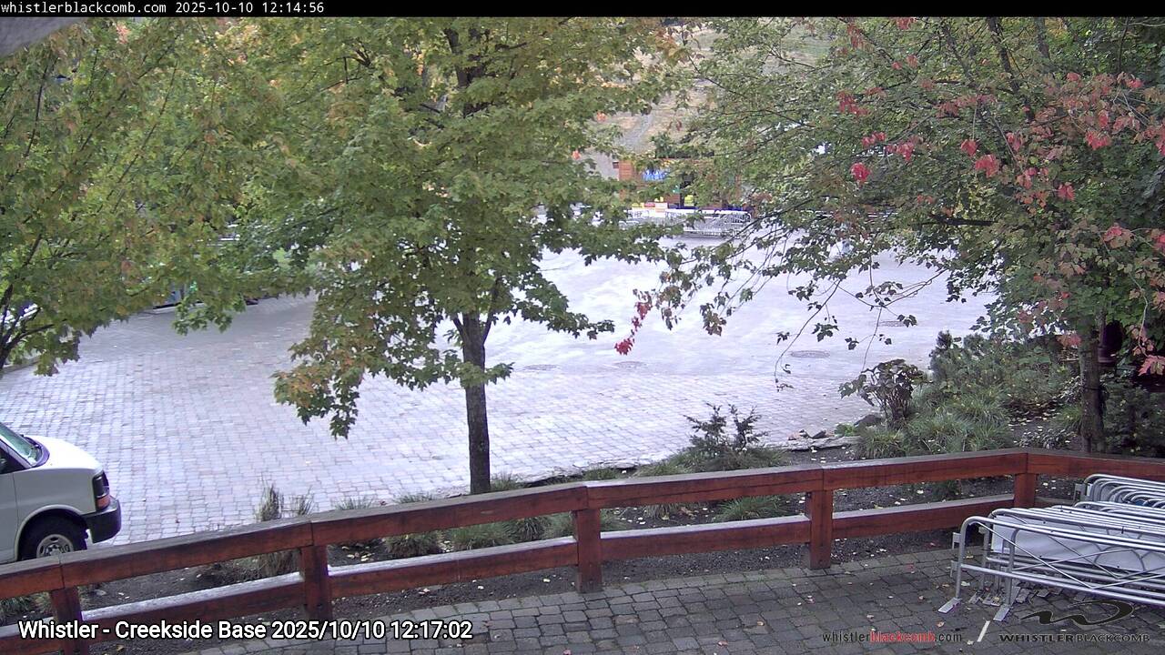 Webcam frame from Whistler - Creekside Base at 2025/10/10 12:00