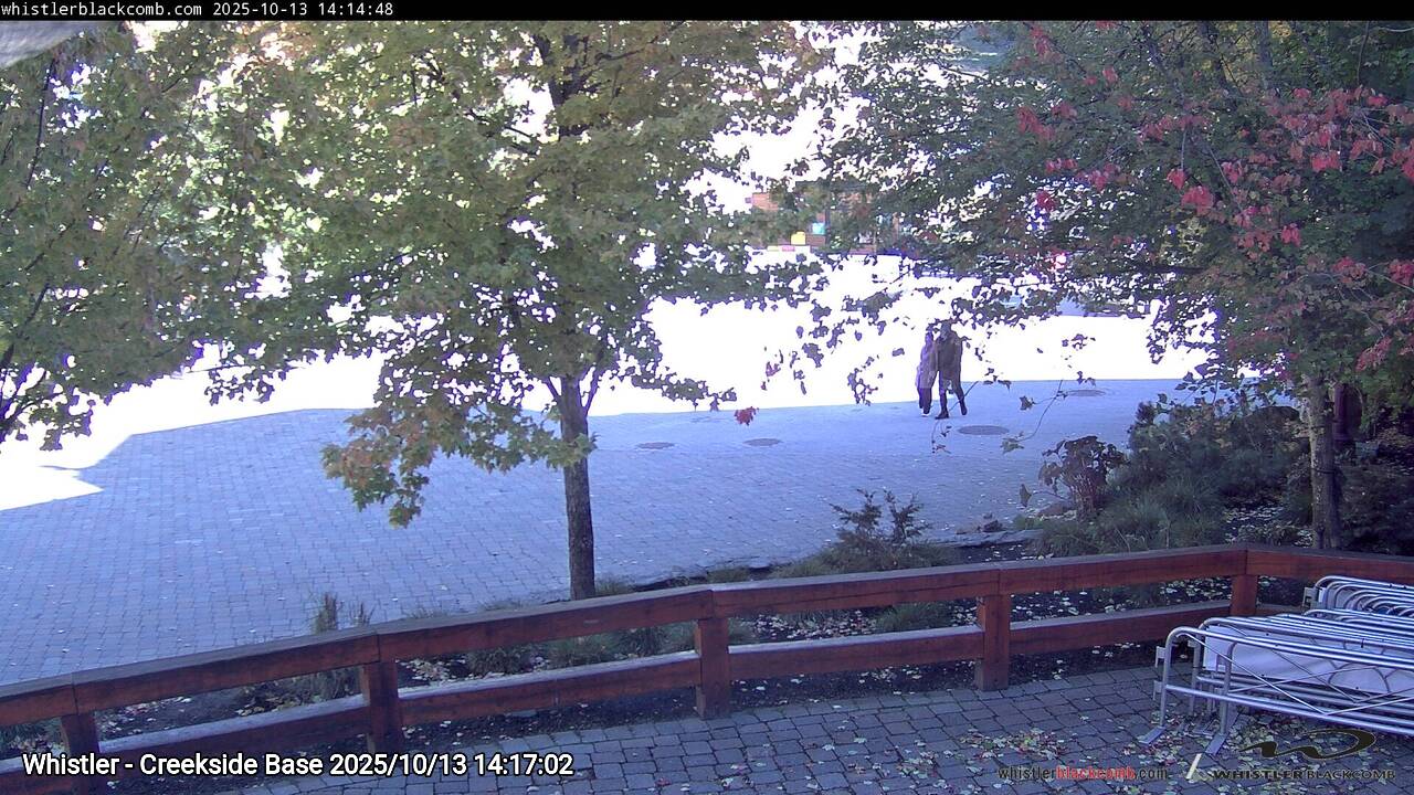 Webcam frame from Whistler - Creekside Base on 2025/10/13