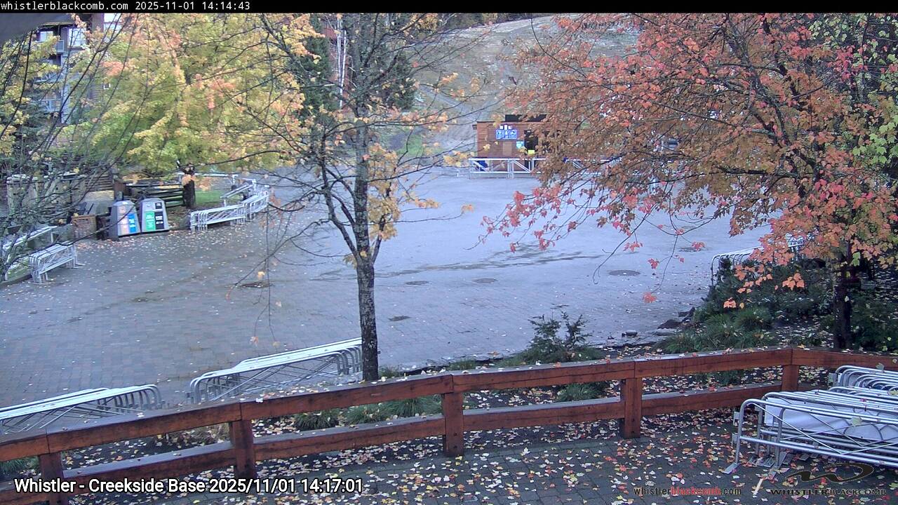 Webcam frame from Whistler - Creekside Base on 2025/11/01