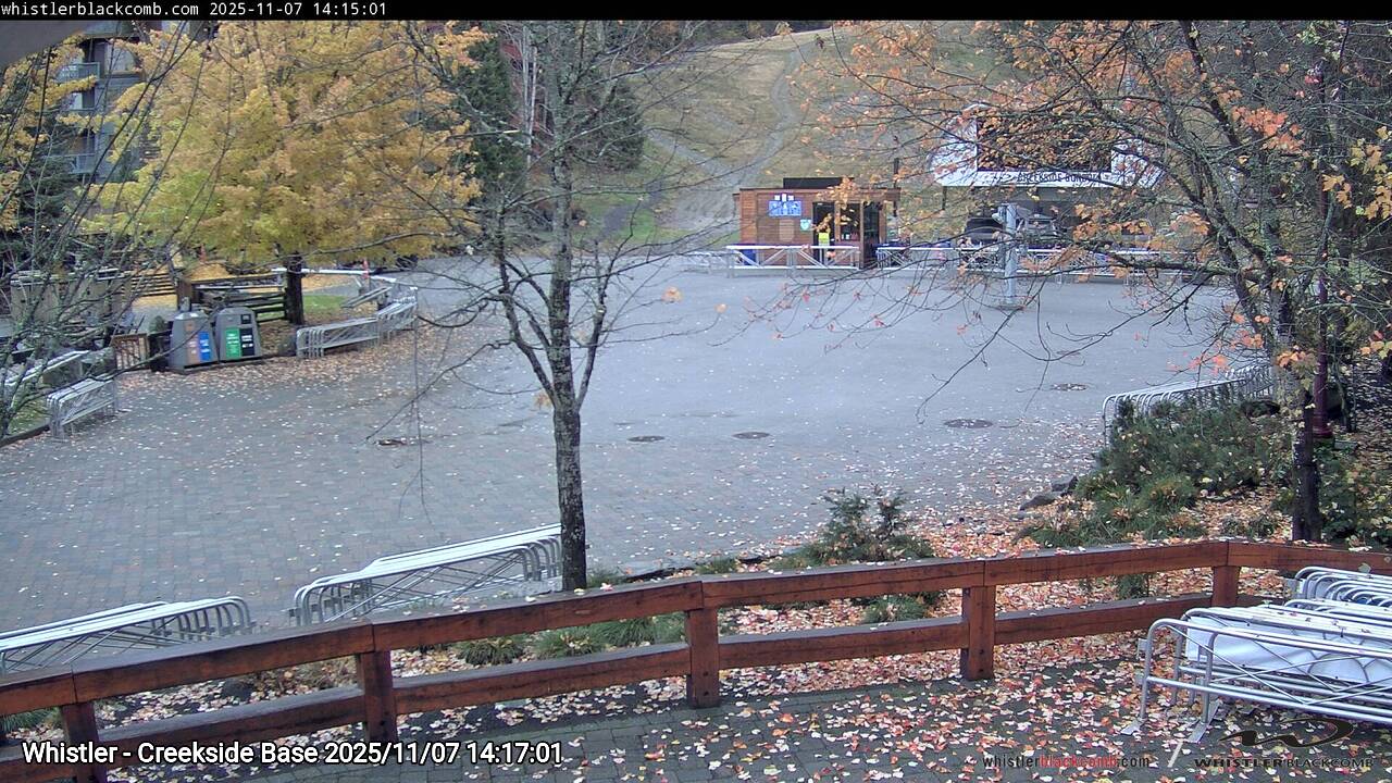 Webcam frame from Whistler - Creekside Base on 2025/11/07