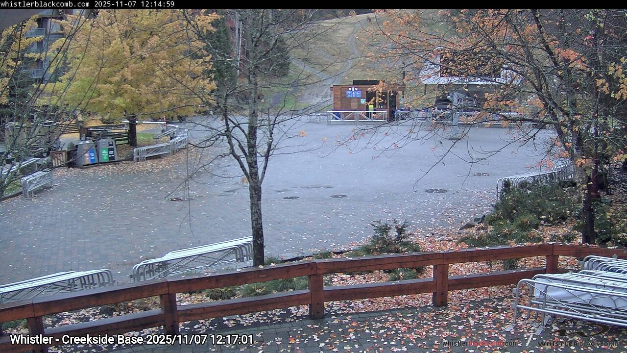 Webcam frame from Whistler - Creekside Base at 2025/11/07 12:00