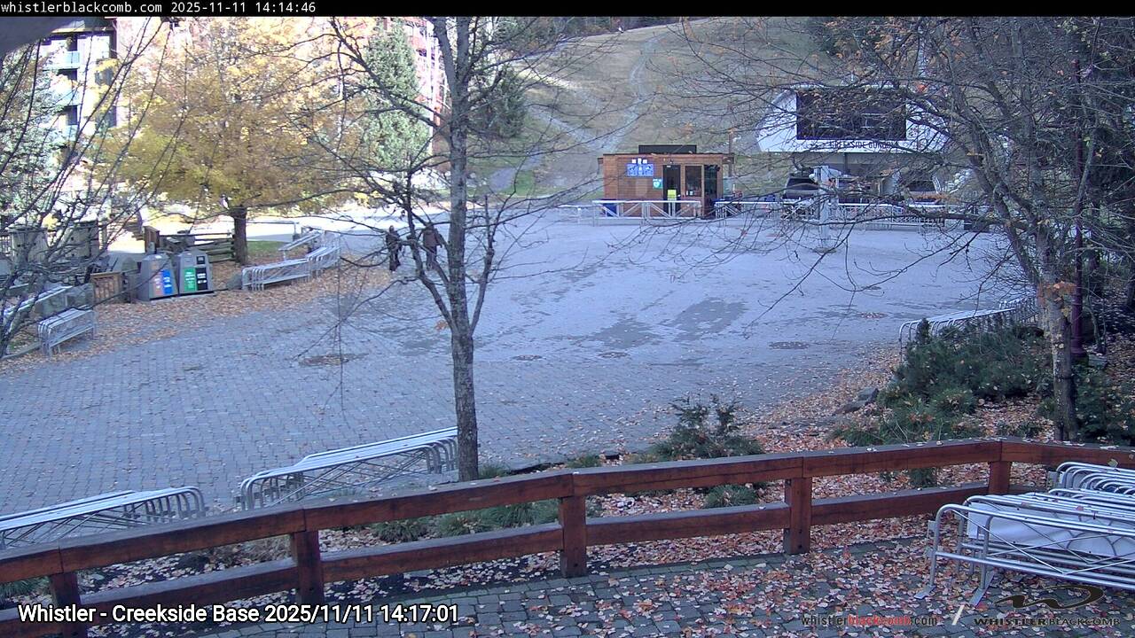 Webcam frame from Whistler - Creekside Base on 2025/11/11
