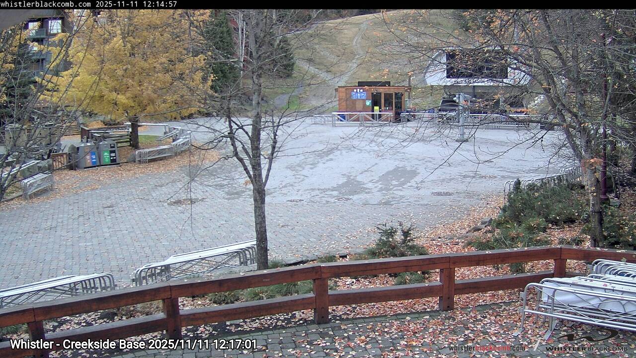 Webcam frame from Whistler - Creekside Base at 2025/11/11 12:00