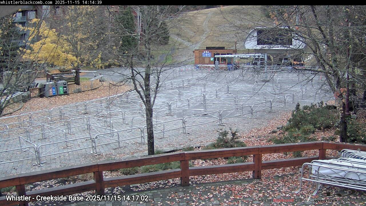 Webcam frame from Whistler - Creekside Base on 2025/11/15