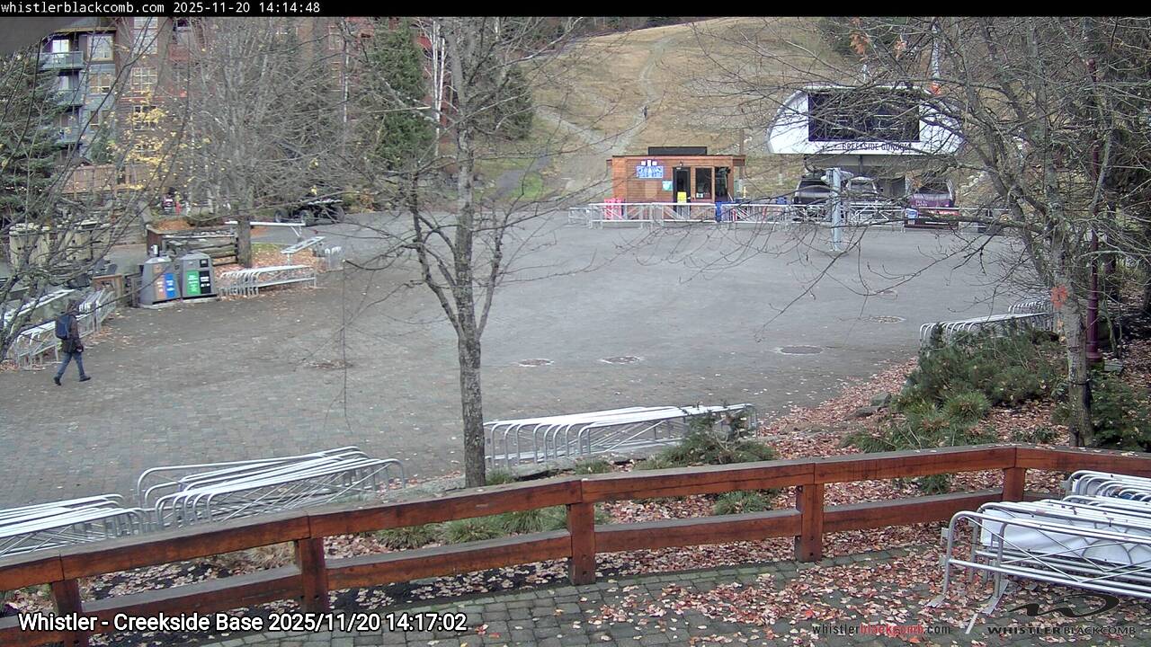 Webcam frame from Whistler - Creekside Base on 2025/11/20