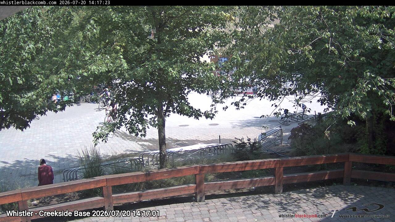 Webcam frame from Whistler - Creekside Base on 2026/07/20