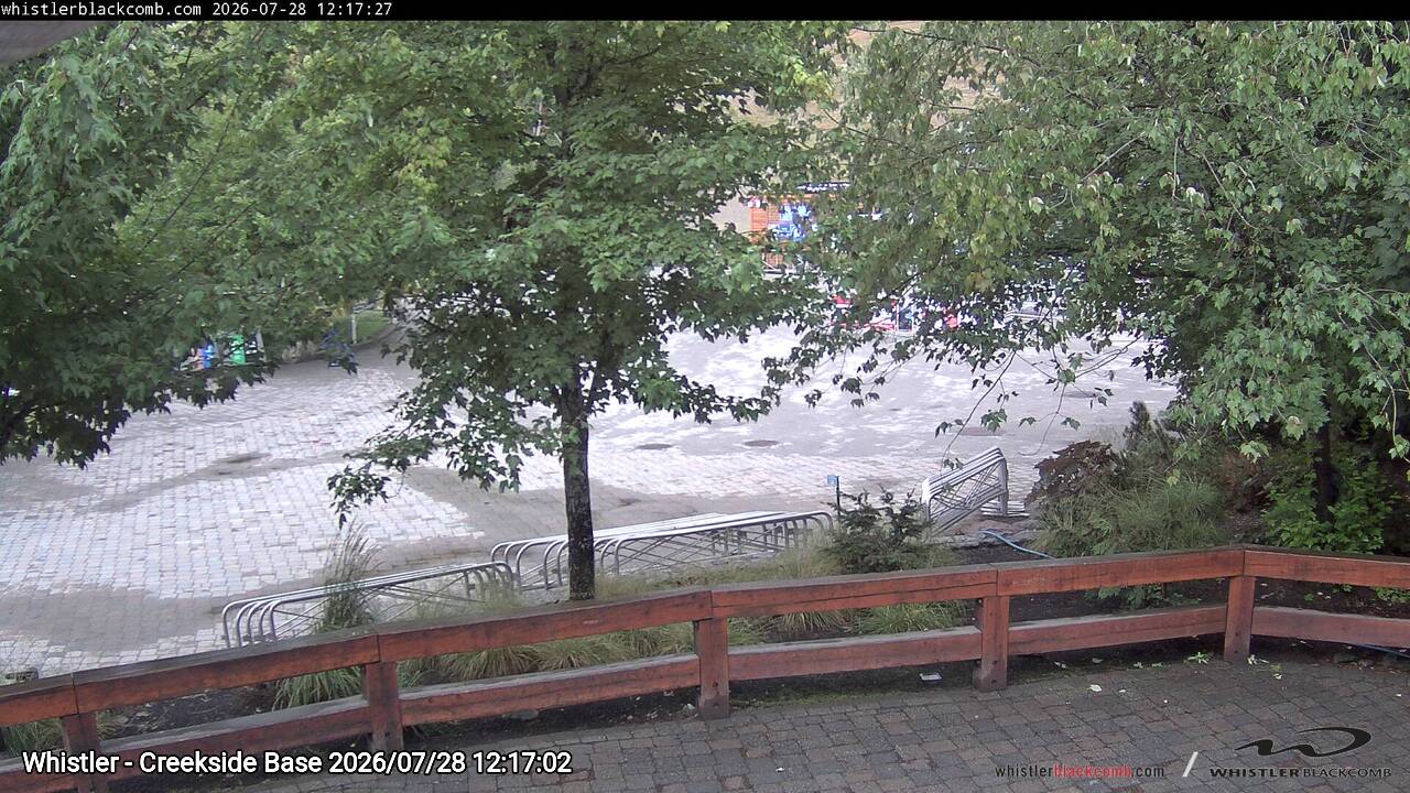 Webcam frame from Whistler - Creekside Base at 2026/07/28 12:00