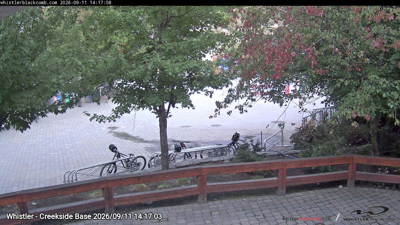 Webcam frame from Whistler - Creekside Base on 2026/09/11