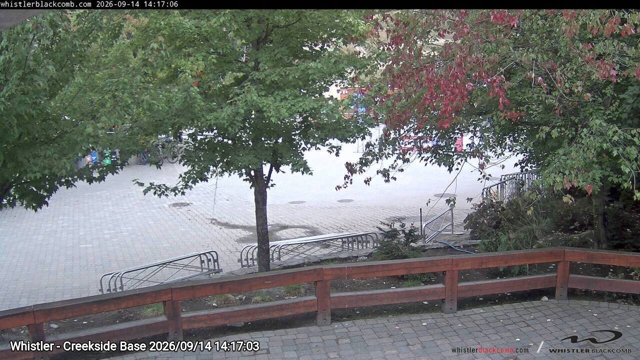 Webcam frame from Whistler - Creekside Base on 2026/09/14